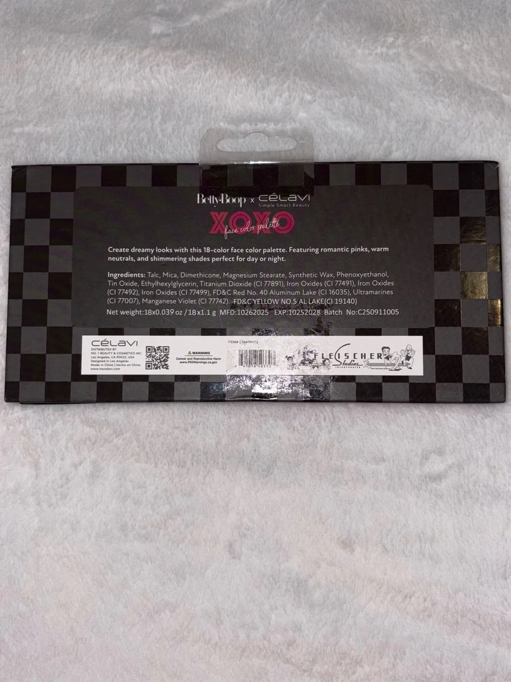Betty Boop + C’ELAVI Collab Make-Up Bundle NEW WITH TAGS